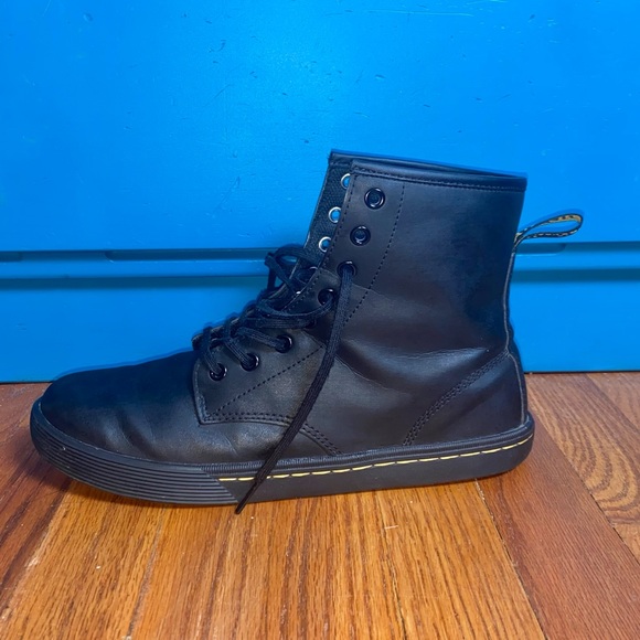 Dr Martens “Sheridan” High Top Boot. Black Matte Synthetic Material. Size W 10. - Picture 5 of 16